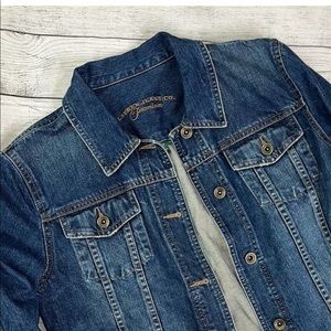Lauren Jeans Co. (Ralph Lauren) Women’s Classic Denim Jeans Trucker Jacket S/M